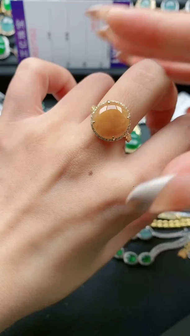 【闪购商品】翡翠戒指银S925镶嵌111111