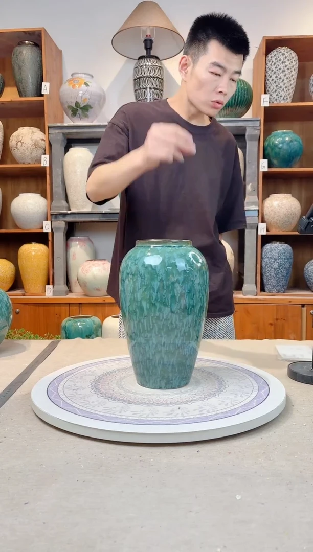 瓶陶瓷花瓶   星辰大海 中号  正品