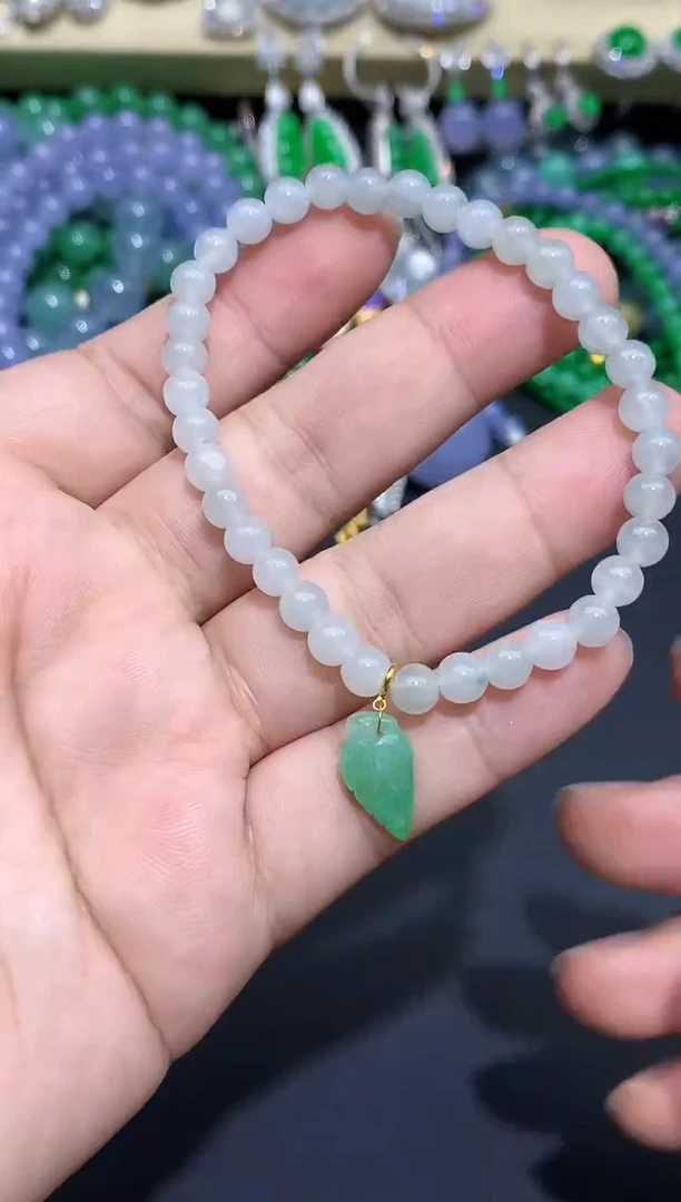 未镶嵌手链翡翠6-春日珠宝