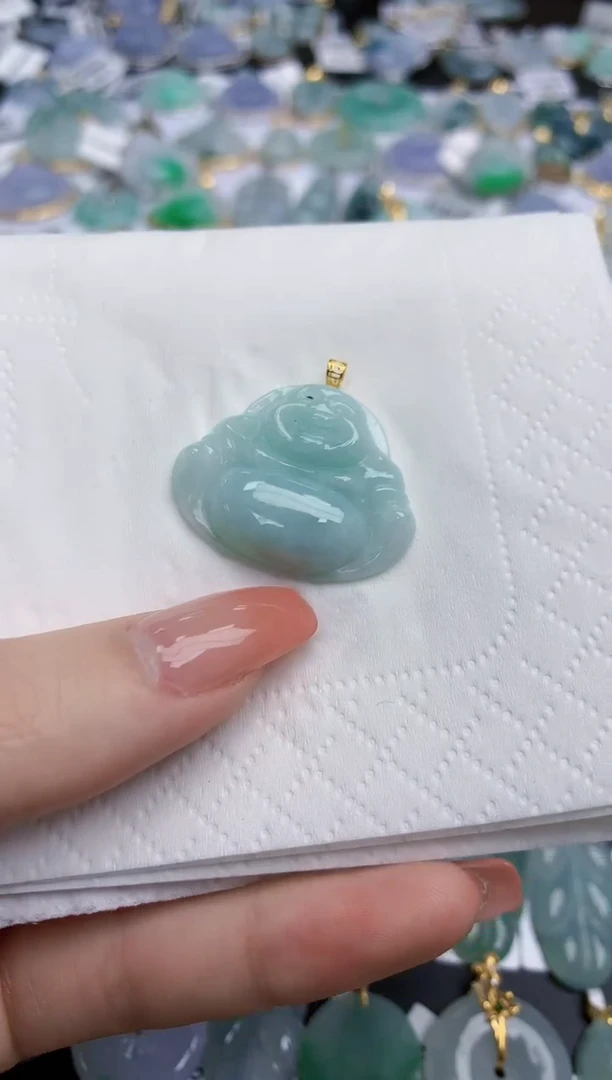 【闪购商品】翡翠颈饰未镶嵌天然缅甸翡翠A货