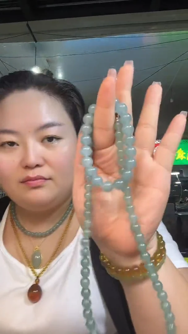 石英质玉（非洲翠）合金颈饰61270/多样性/发一件/一套