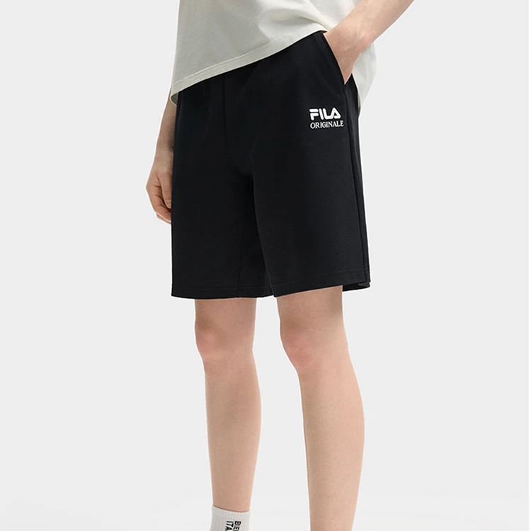 Fila/斐乐夏季户外休闲针织短裤男款舒适时尚五分短裤F11M529603F