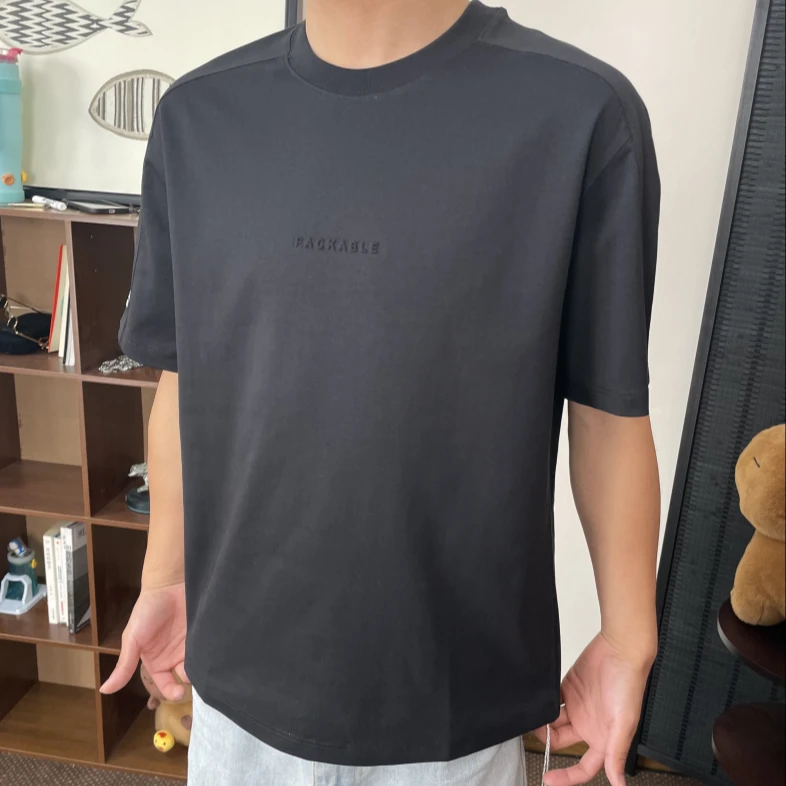 【Superstar】情侣潮流插肩袖休闲圆领简约半袖运动短袖男t恤5851