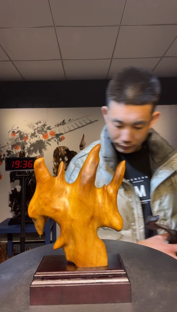 【闪购商品】金丝楠木雕金丝楠木工艺品摆件