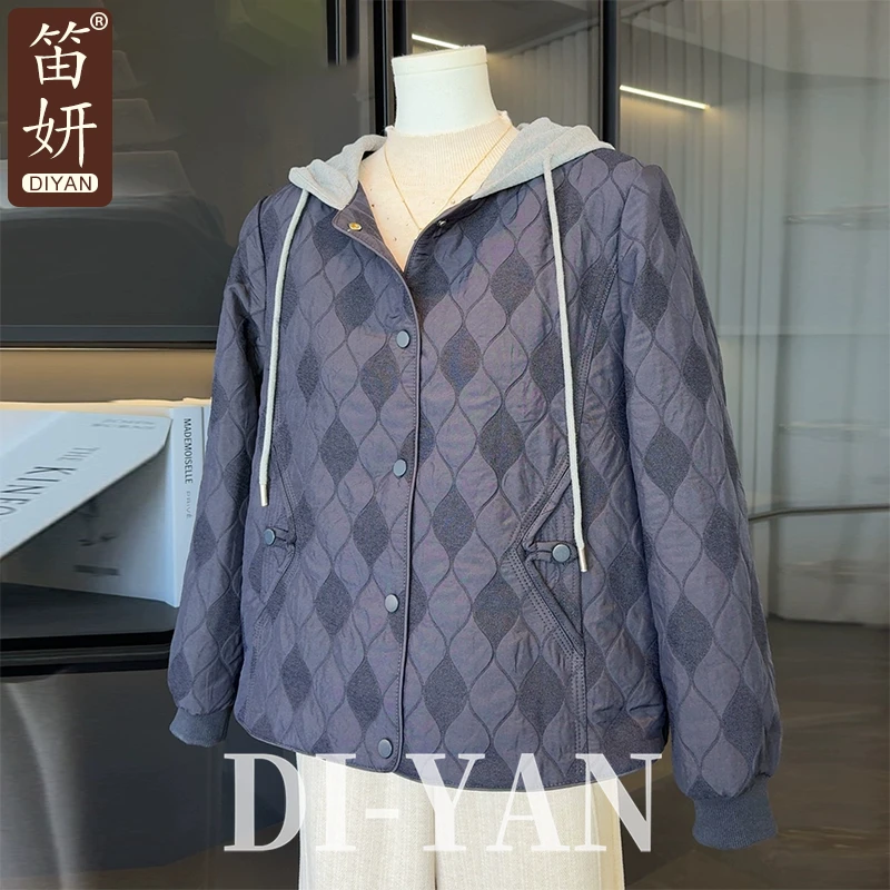 洋气妈妈秋装短款菱格外套2025新款高贵50多岁中老年女装上衣夹克