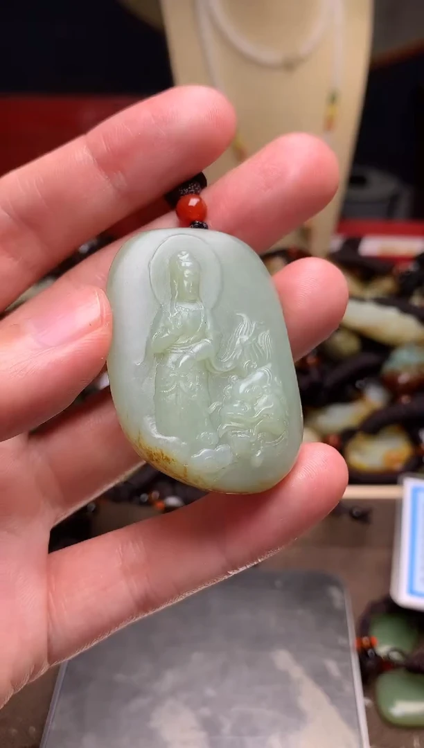 颈饰未镶嵌和田玉新疆料青海料清水和田玉吊坠