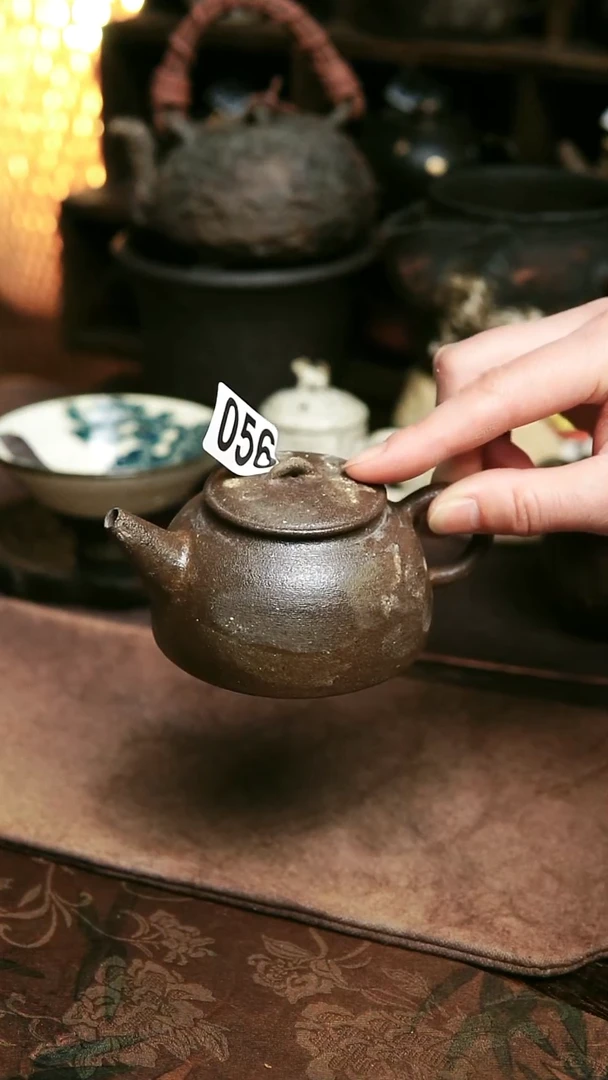 056紫砂全手工正把茶壶满容110毫升