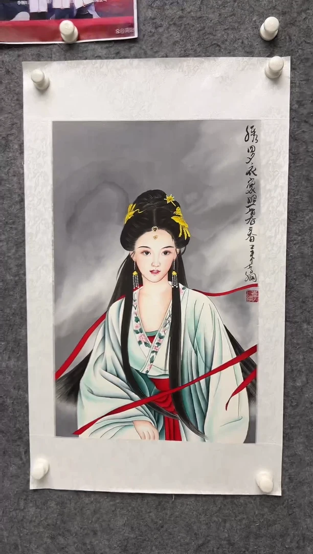 国画李纲-2.7平尺-国画作品