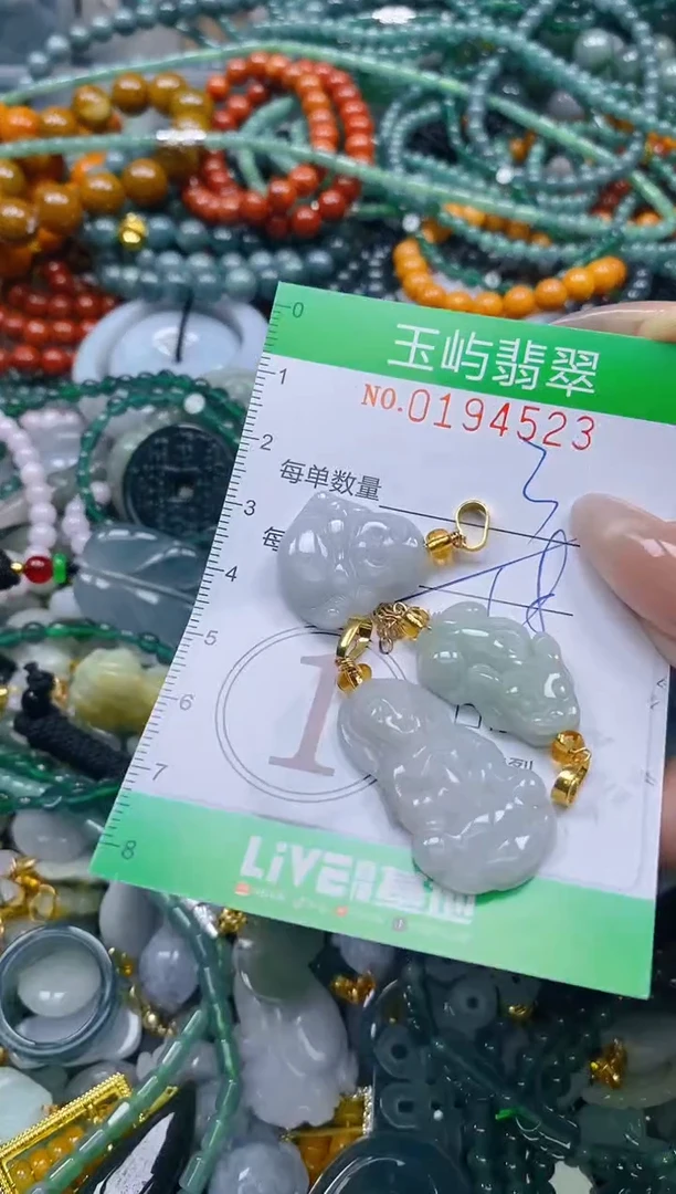 翡翠未镶嵌颈饰闪购0194523多样性发其一