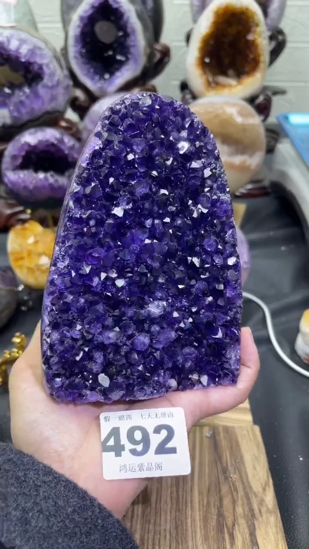 未镶嵌大型摆件（非配饰）紫晶492号摆件