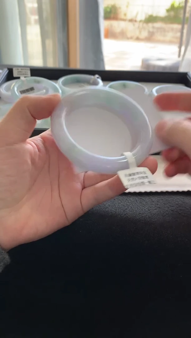 未镶嵌手镯翡翠56.4圆条Y1326买断