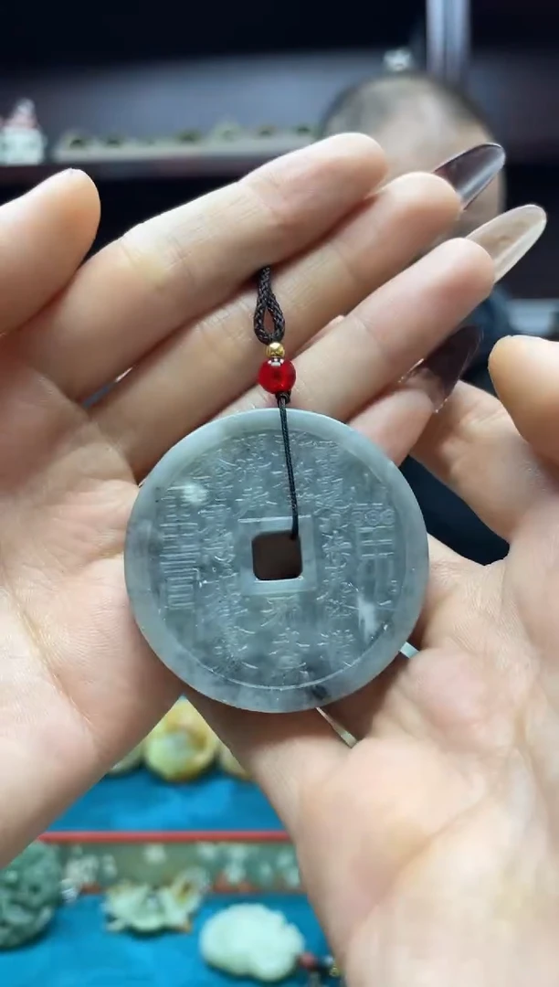 未镶嵌岫玉吊坠·