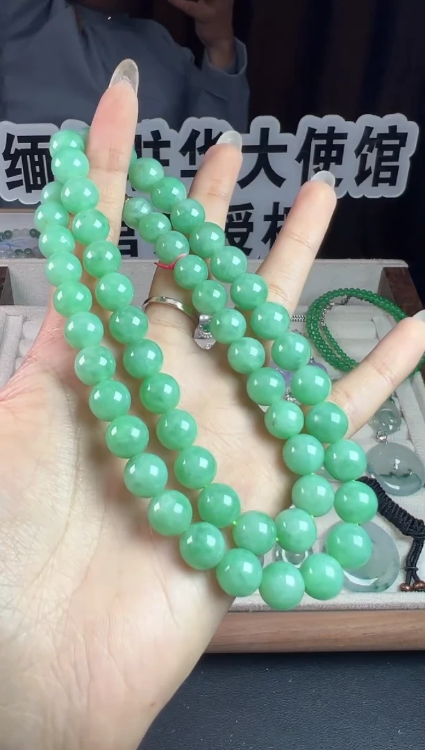 未镶嵌手串翡翠缅甸珠宝严选
