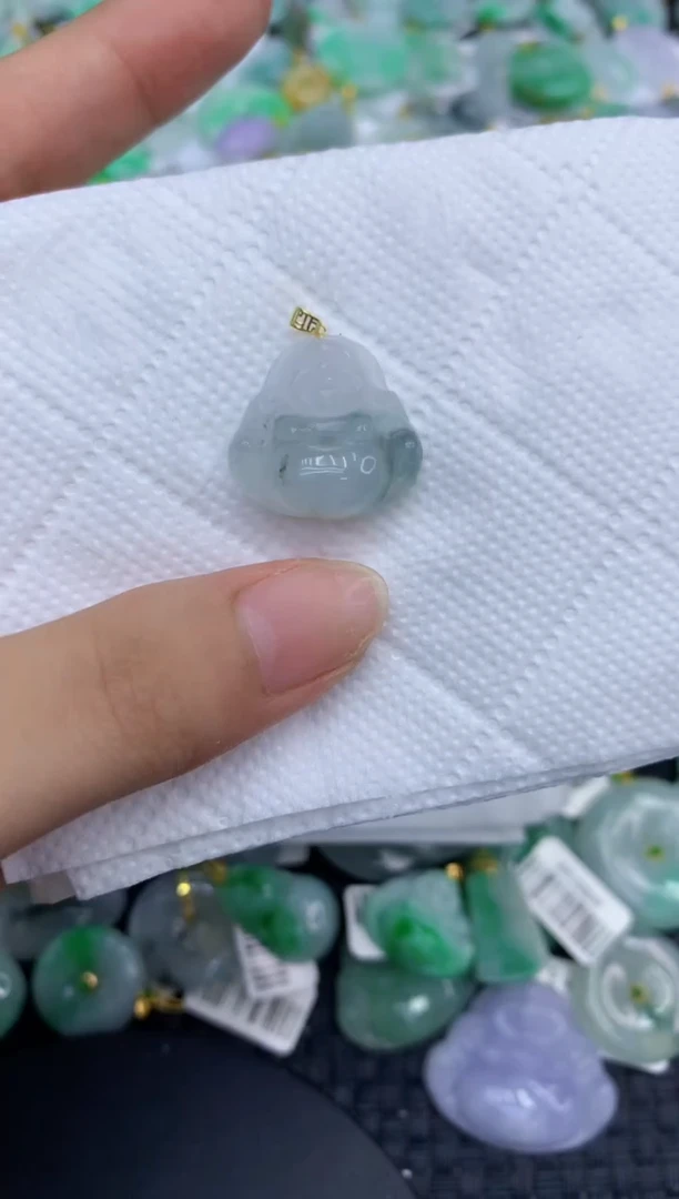 颈饰未镶嵌翡翠天然缅甸A货翡翠