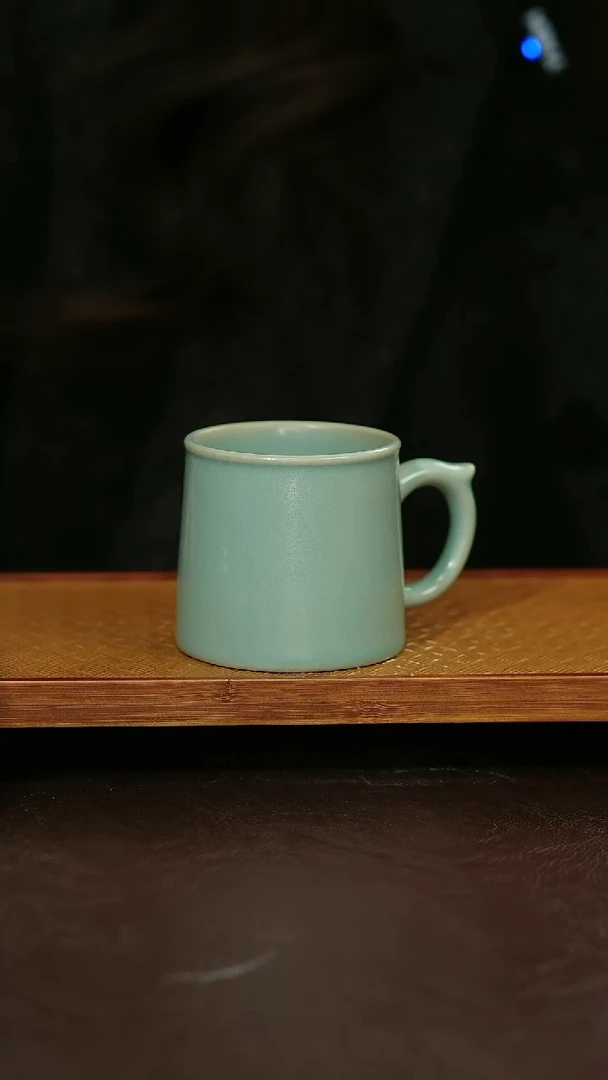 摆件陶汝宋汝瓷原矿釉 马克杯