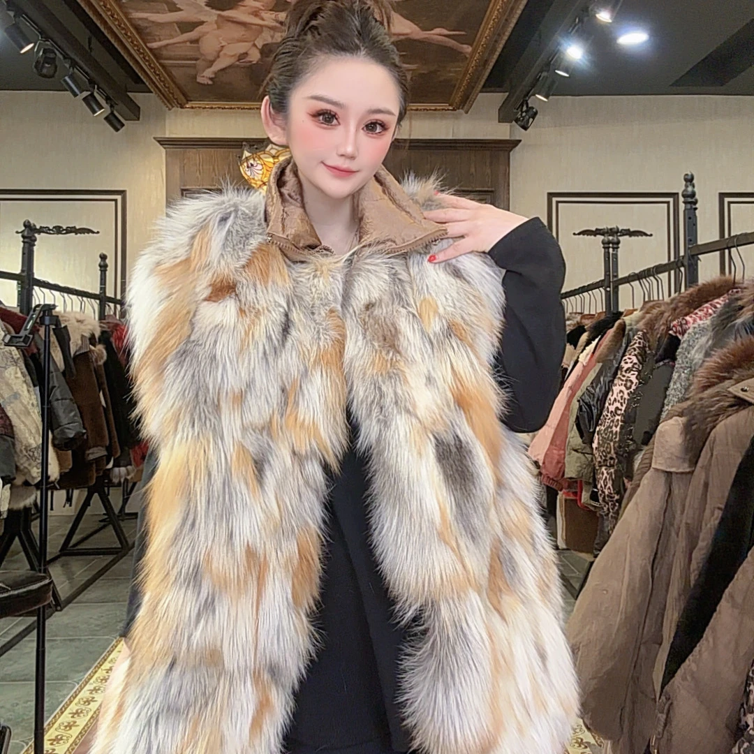 【DCP•Flagship store】22373-E  新款时尚皮草外套