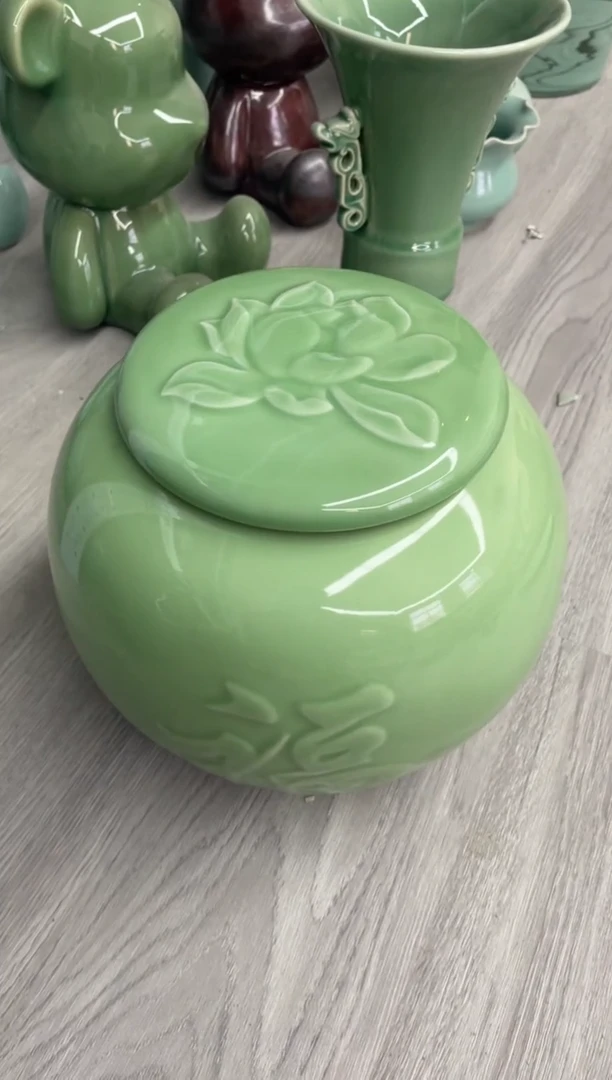 瓷特价福利 微瑕 慧仙青瓷