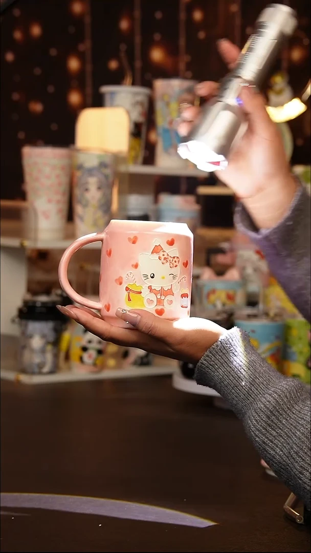 （玉泥）景德镇手工手绘文创陶瓷杯