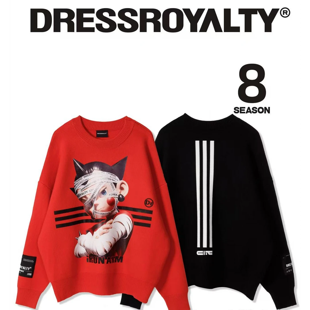 DRESS ROYALTY-Y-IRON阿童木毛衣重磅冬季加厚毛衣-2100099