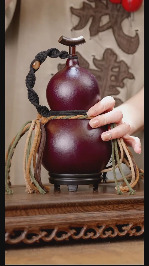 213号精品天然大漆酒葫芦一物一拍~/