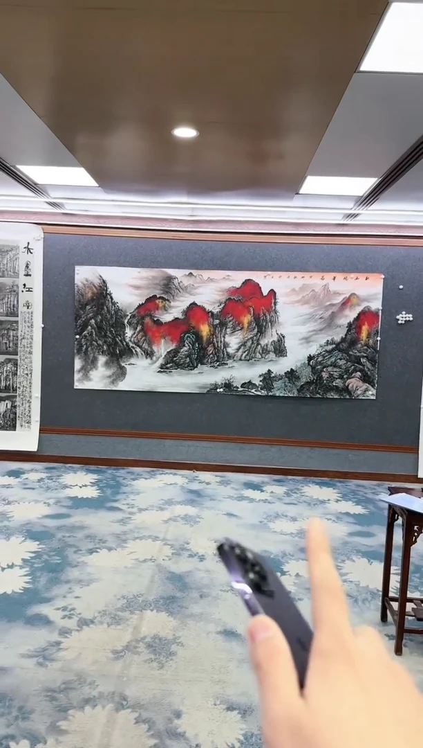 【闪购商品】绘画z张伦玉-山水国画-大丈二
