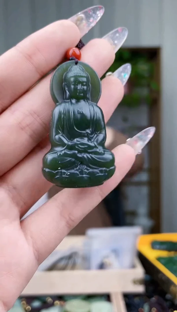 【闪购商品】和田玉挂件未镶嵌拍一发一，多样性发货！