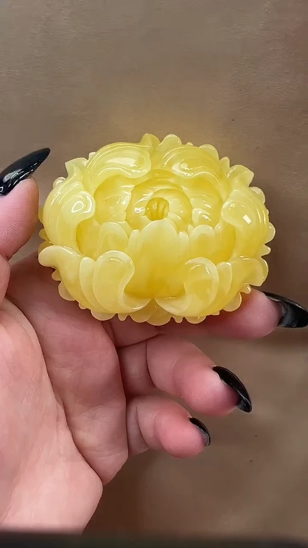 琥珀颈饰未镶嵌吊坠