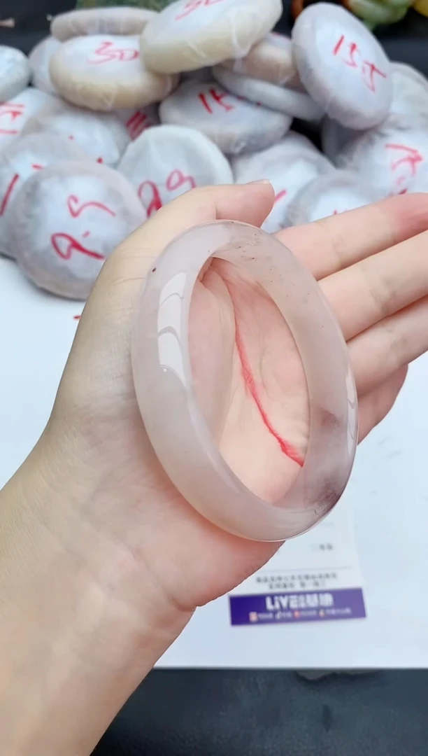 未镶嵌手镯石英质玉59+63.5