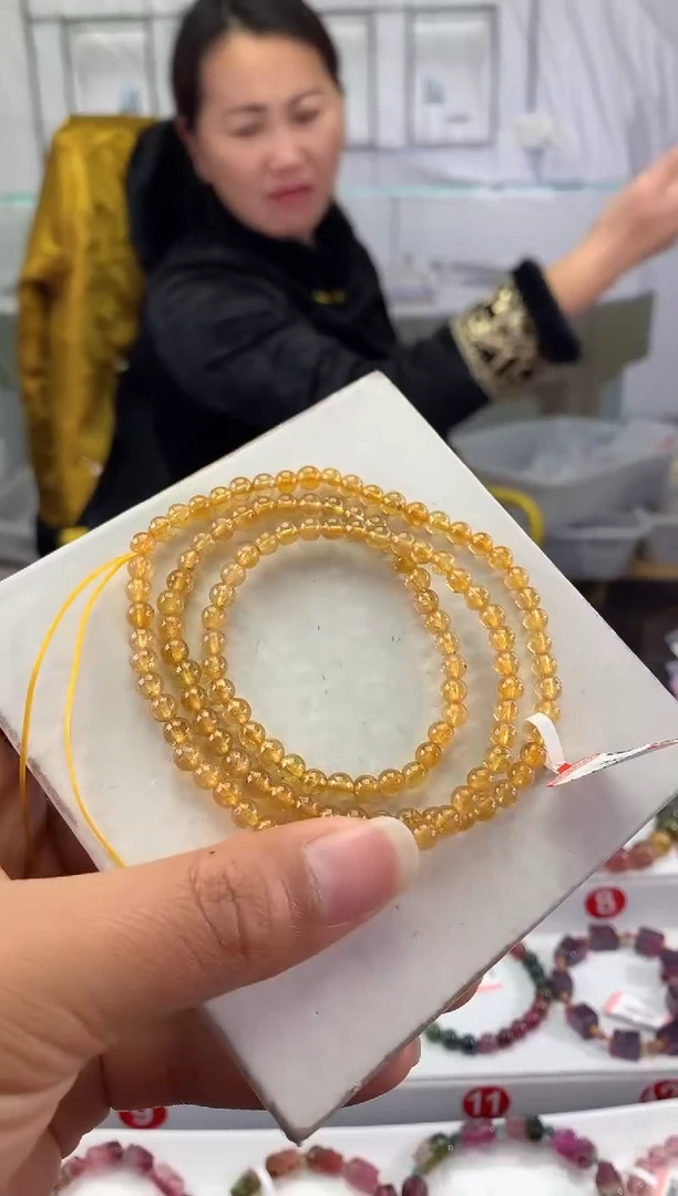 未镶嵌手串碧玺多样性发一条