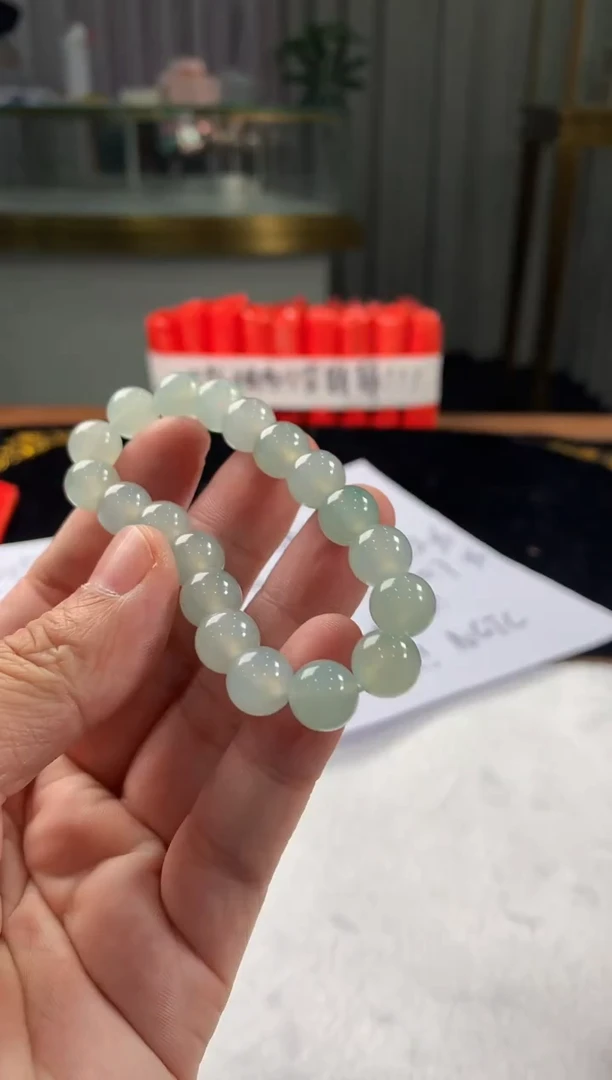 未镶嵌定制翡翠5075毛货不退不换-手串