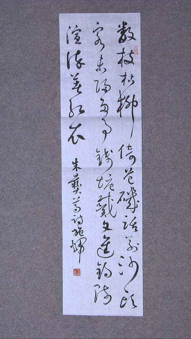 书法施辉 江西新余88*23尺寸白宣