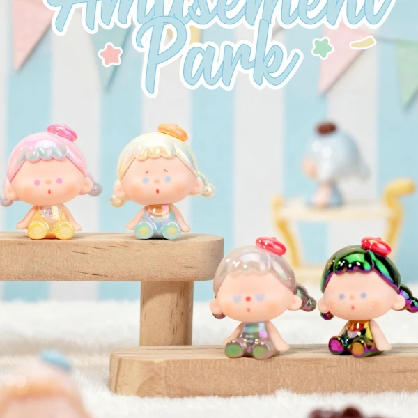 【拆袋】阿玛莉莉丝联名二代无忧哒娃萌粒潮玩摆件礼物盲盒