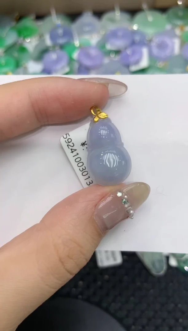 【闪购商品】翡翠颈饰18K金镶嵌222222222