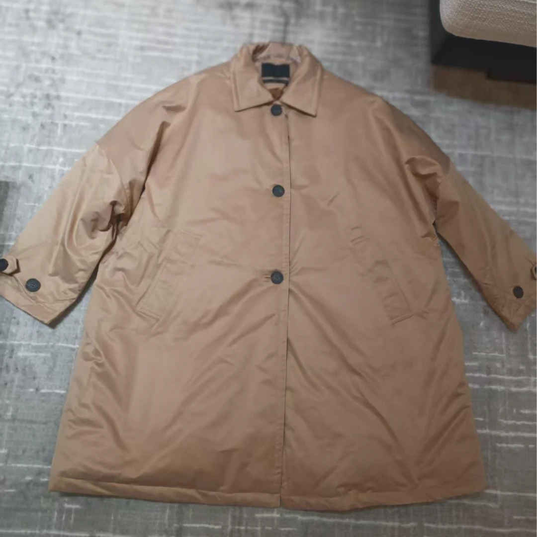 BBL计师款卡其色羽绒棉服S029