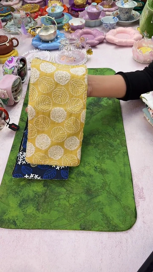 114黄色吸水茶巾