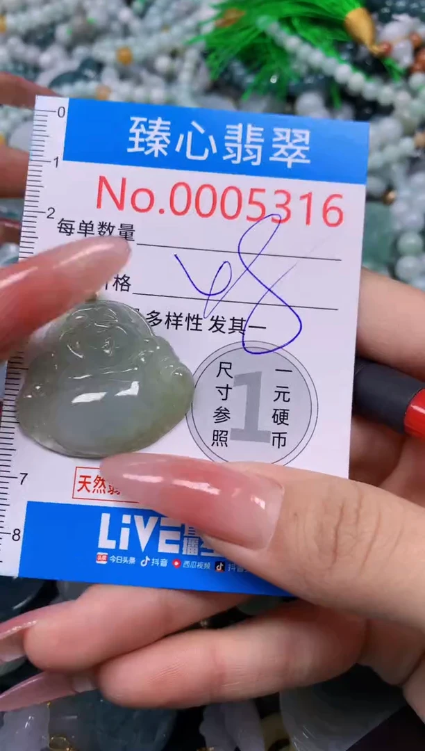 【闪购商品】翡翠颈饰未镶嵌含绳0005316