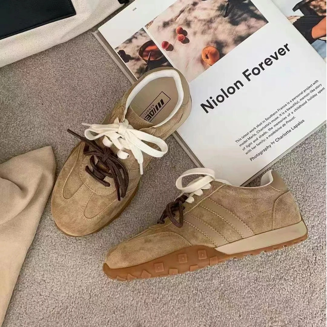 新款气质休闲韩版简约平底休闲鞋085-12