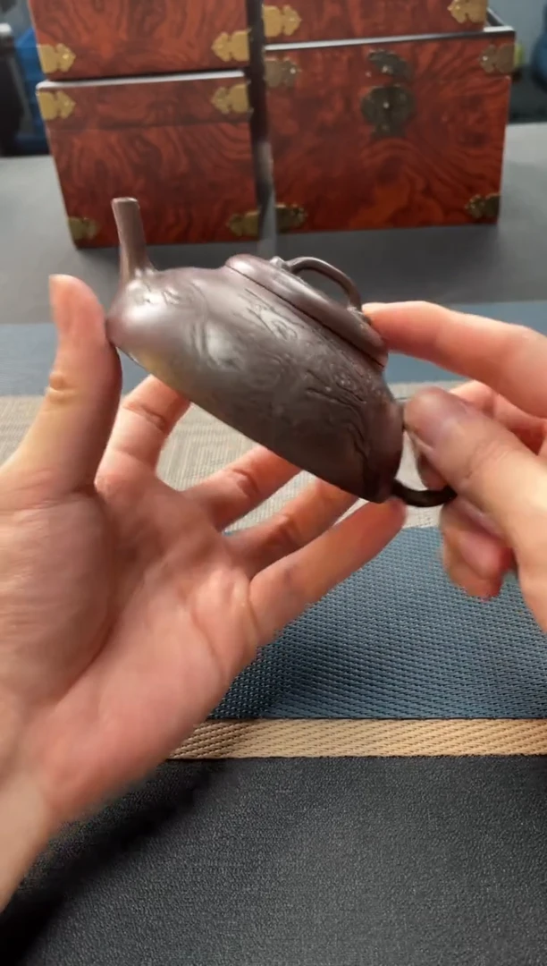 茶壶紫砂83 宜兴原矿紫砂