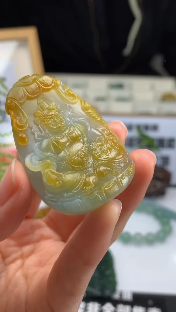 【闪购商品】定制翡翠未镶嵌吊坠-86033