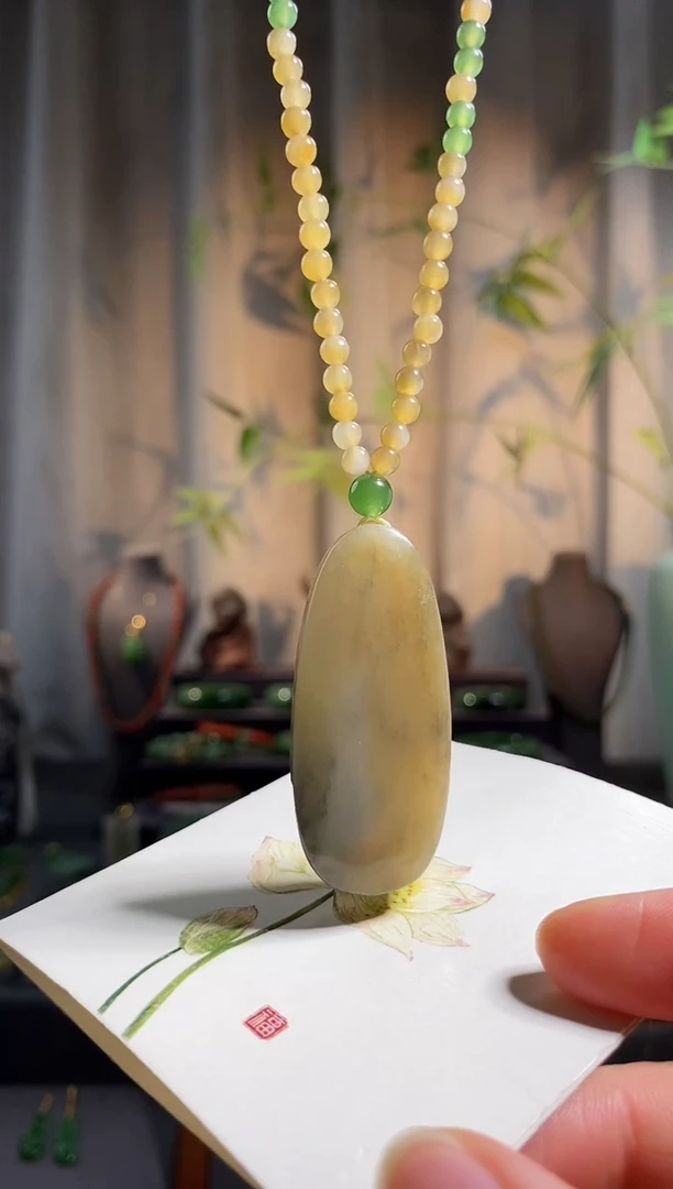 【闪购商品】和田玉颈饰未镶嵌，楼兰意境平安牌，不退换款