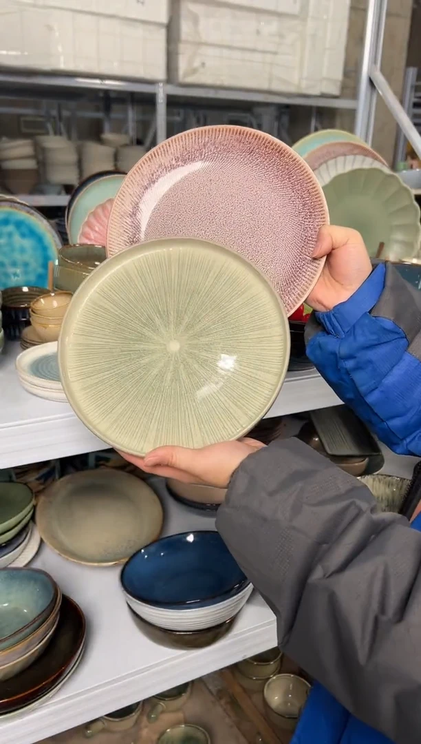 陶瓷外贸尾货瑕疵满20包邮X2 小盘组合