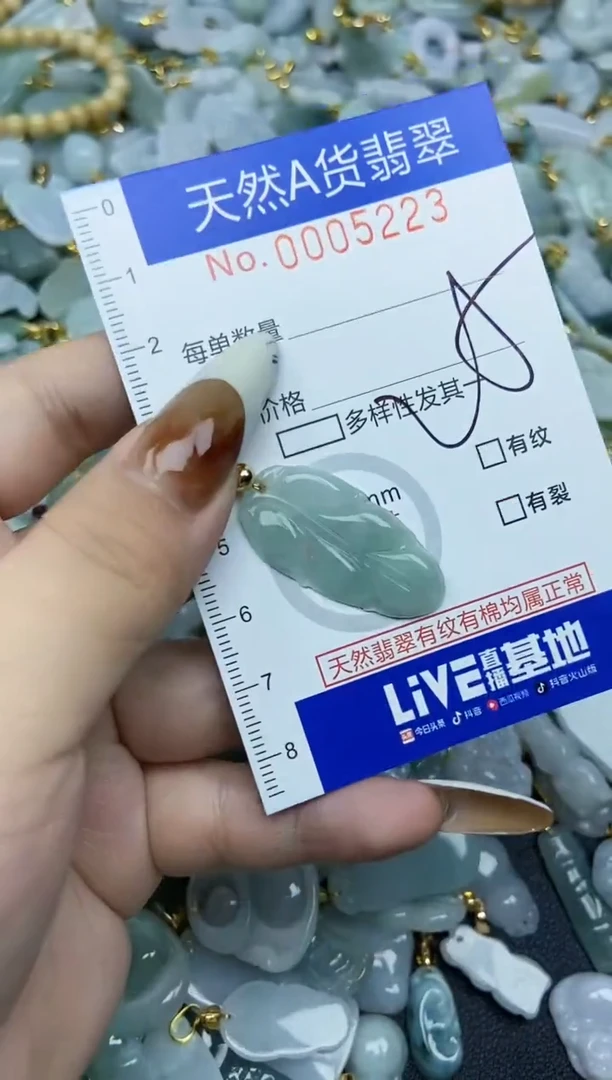【闪购商品】翡翠颈饰未镶嵌天然A货翡翠