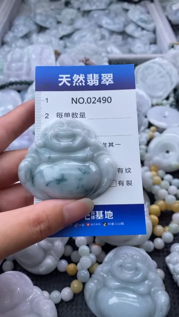 翡翠未镶嵌颈饰缅甸A货翡翠02490
