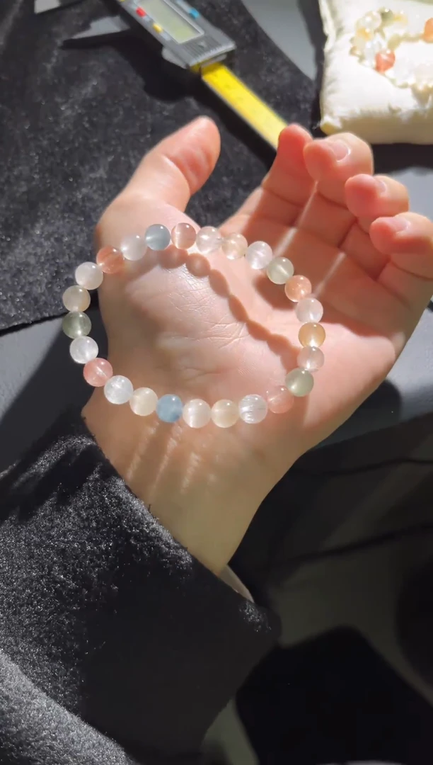 未镶嵌手串水晶22彩兔毛出厂价默认微瑕不退换7+