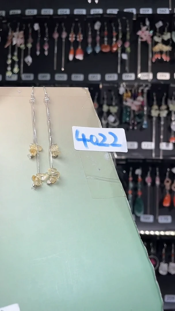 紫晶耳饰银S925镶嵌喜欢拍