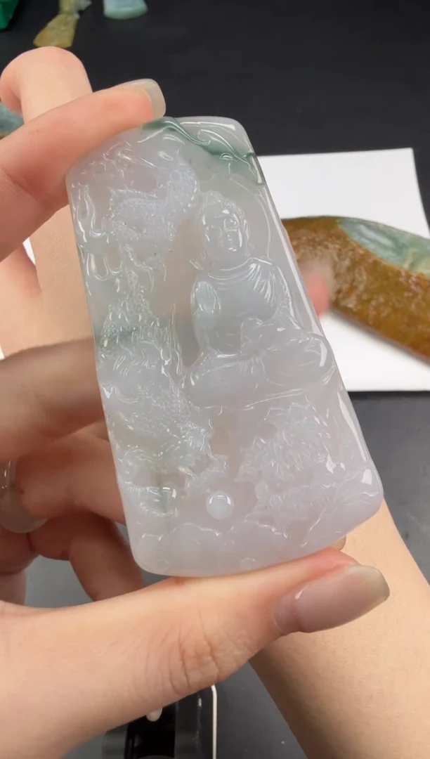 吊坠(不含链)未镶嵌翡翠翡翠饰品-109