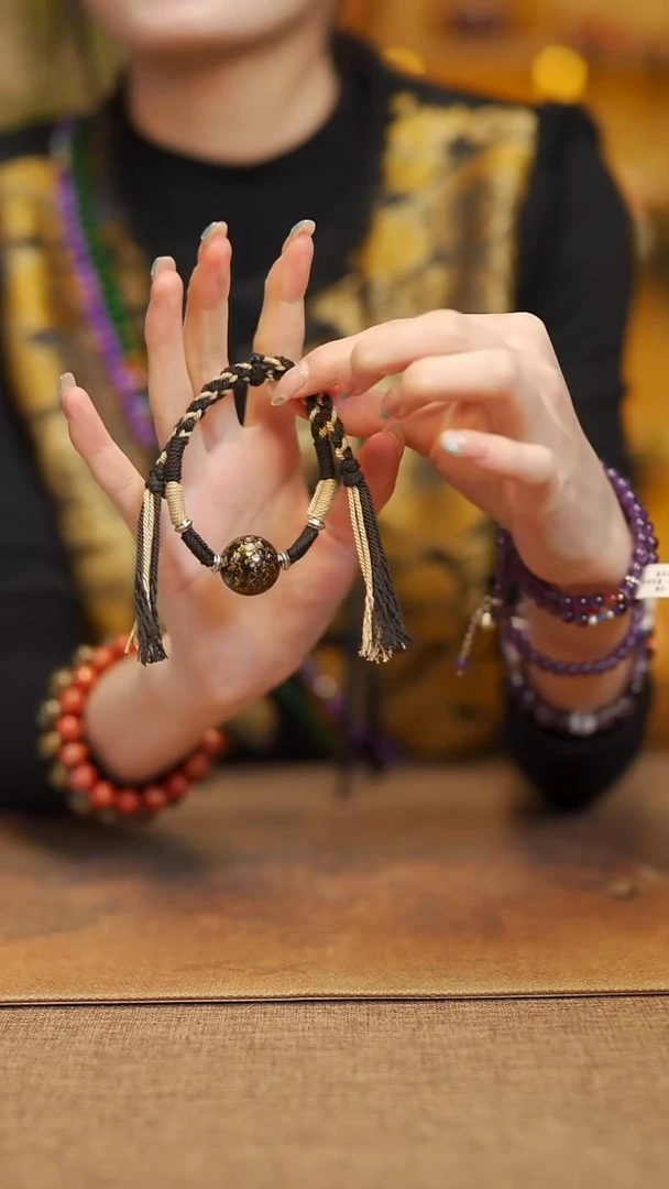 【闪购商品】757 宴禾堂漆珠手串-----38