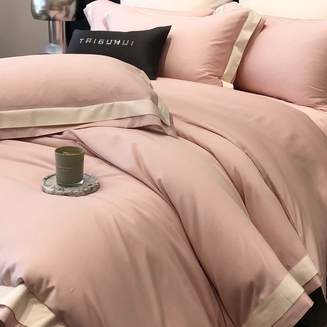 阿祖推荐-【TGH 圣彼得】-优质甄选舒适简洁天丝棉磨毛四件套