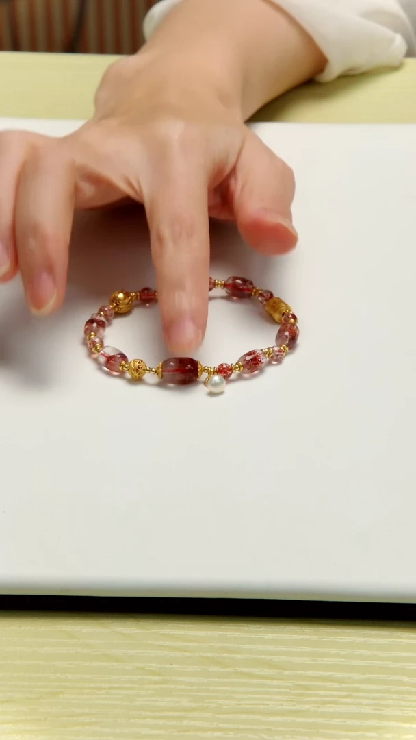 未镶嵌手链水晶超七设计款吊坠  多样性发一