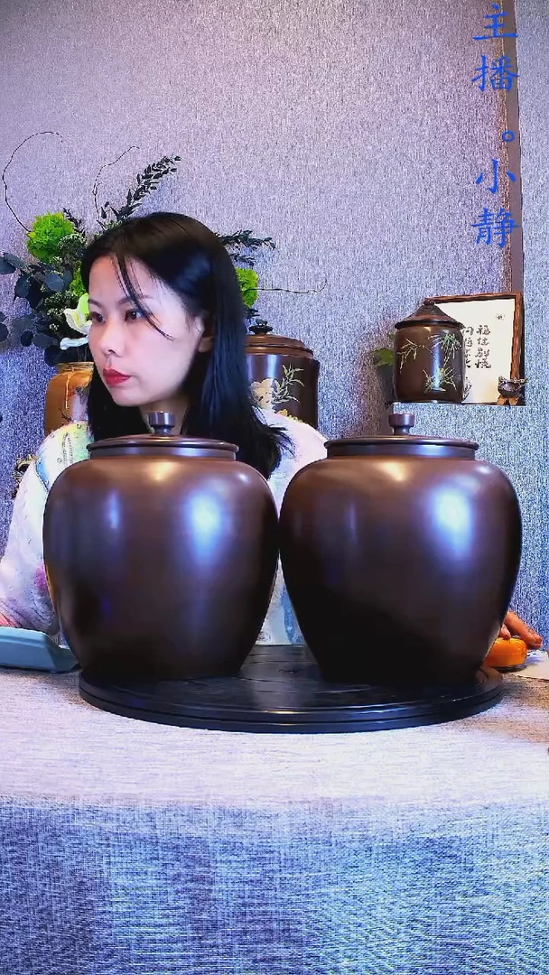 小*酥全手工紫陶茶罐精磨2只203